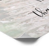 Poster Toute superposition de photo de bienvenue pour dou (Coin)