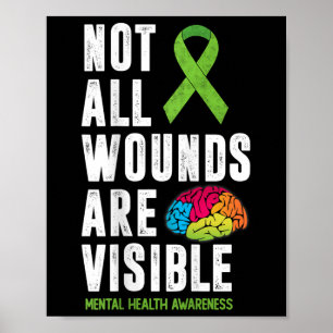 Poster Toutes les blessures ne sont pas visibles Sensibil