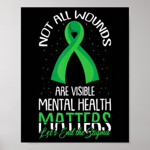 Poster Toutes les blessures ne sont pas visibles Sensibil