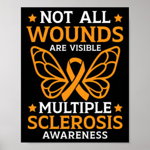 Poster Toutes Les Blessures Sont Visibles Sclérose En Pla
