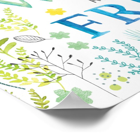 Poster Toutes les bonnes choses sont sauvages et libres (Coin)