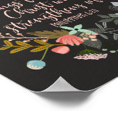 Poster Toutes les choses à travers Christ Philippiens Bib (Coin)