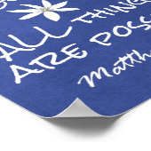 Poster Toutes les choses fonctionnent ensemble pour le Bo (Coin)