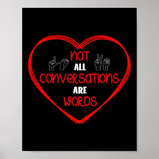 Poster Toutes Les Conversations Sont Des Mots Langues Des (Devant)