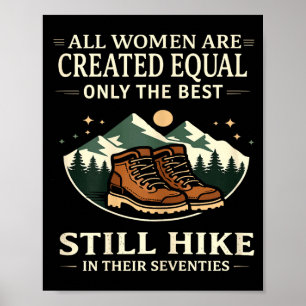 Poster Toutes les femmes sont créées égales seules les ra