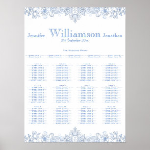 Poster Toutes les fleurs de couleur - Mariage de rempliss