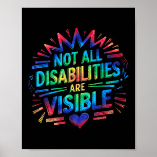 Poster Toutes les handicaps ne sont pas visibles Cool Han