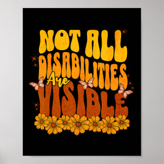 Poster Toutes les handicaps ne sont pas visibles Handicap