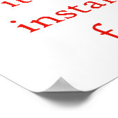 Poster Toutes Les Performances - Citation De Persévérance (Coin)