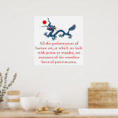 Poster Toutes Les Performances - Citation De Persévérance (Cuisine)