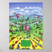 Poster Toutes les routes mènent à Austin Texas (Devant)