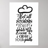 Poster Toutes les tempêtes ne perturbent pas (Devant)