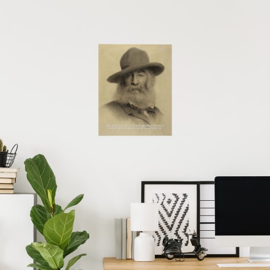 Poster Toutes les vérités attendent dans toutes les chose (Bureau à domicile)