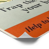 Poster Toux et éternuements Maladies propageantes (Coin)