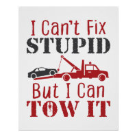 Tow Truck Driver ne peut pas réparer Stupide mais