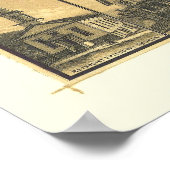 Poster Towanda, PA Carte panoramique - 1880 (Coin)