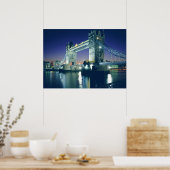 Poster Tower Bridge à Dusk (Cuisine)