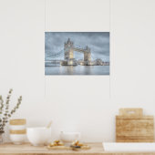 Poster Tower Bridge à Londres (Cuisine)
