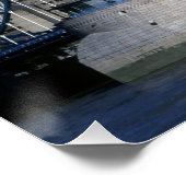 Poster Tower Bridge dans les années 90 (Coin)
