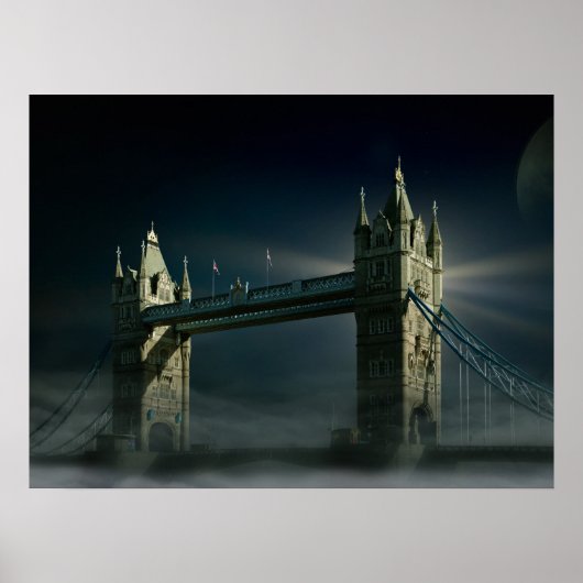 Poster Tower Bridge, Londres (Devant)