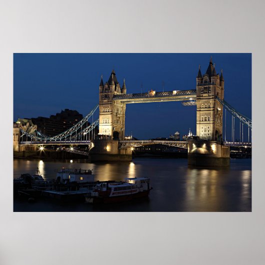 Poster Tower Bridge, Londres, Angleterre (Devant)