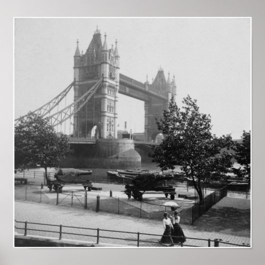 Poster Tower Bridge Londres, River Thames, Angleterre (Devant)