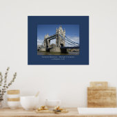 Poster Tower Bridge, Londres, UK (Cuisine)