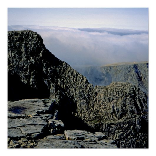 Poster Tower Ridge Ben Nevis Ecosse (Devant)