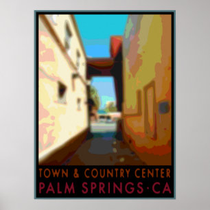 Poster Town & Country Centre Palm Springs CA