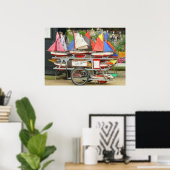 Poster Toy Sailboats, Jardins du Luxembourg, Paris (Bureau à domicile)