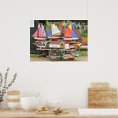 Poster Toy Sailboats, Jardins du Luxembourg, Paris (Cuisine)