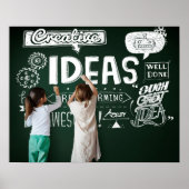 Poster Toy Story Chalkboard Invitation Anniversaire (Devant)