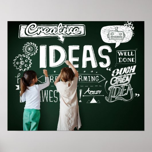 Poster Toy Story Chalkboard Invitation Anniversaire (Devant)