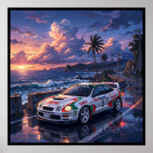 Poster Toyota Celica GT-Four (Devant)