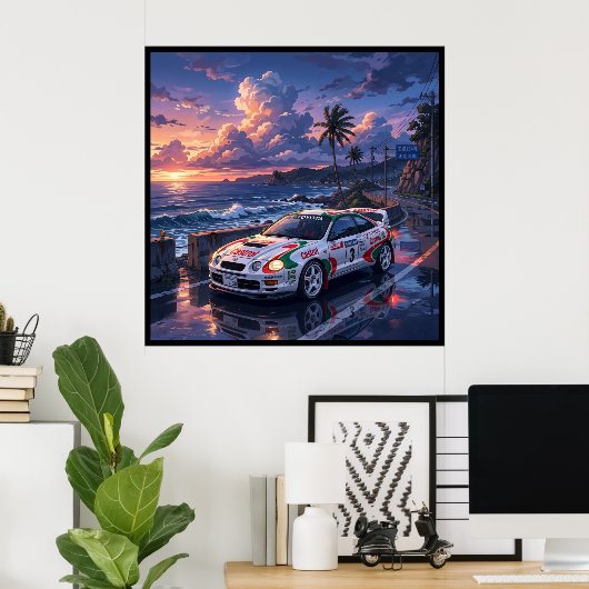 Poster Toyota Celica GT-Four (Bureau à domicile)
