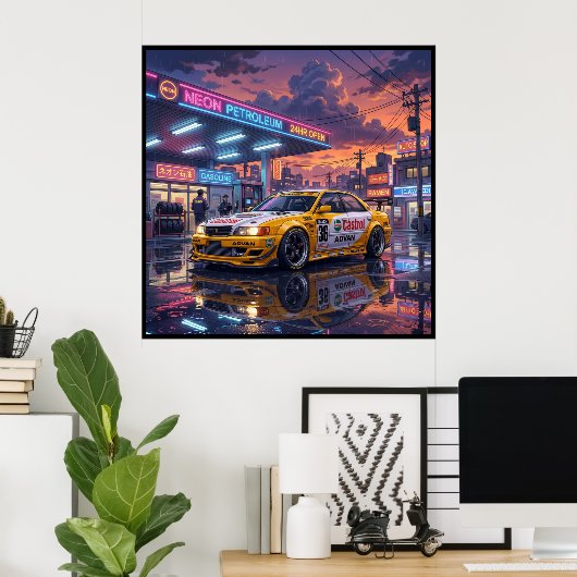 Poster Toyota Chaser JTCC (Bureau à domicile)