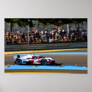 Poster Toyota GR010 Hybrid 24 Heures du Mans 2022