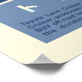 Poster Toyota Land Cruiser série 80 (Coin)