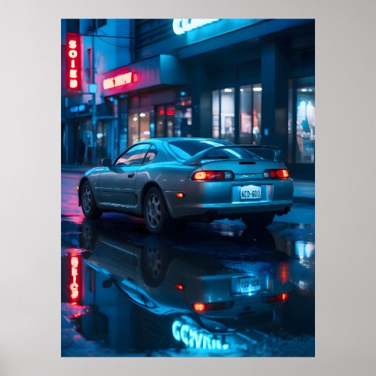 Poster Toyota Supra (Devant)