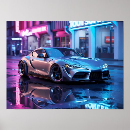 Poster Toyota Supra (Devant)