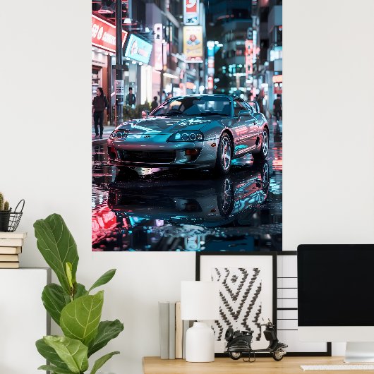 Poster Toyota Supra (Bureau à domicile)