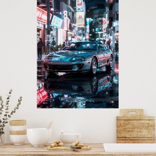 Poster Toyota Supra (Cuisine)