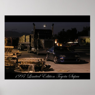Poster Toyota Supra 1997 Turbo