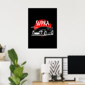 Poster Toyota Supra Mk4 (Bureau à domicile)