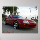 Poster Toyota Supra MKIV (Devant)