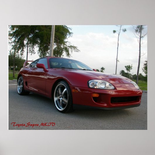 Poster Toyota Supra MKIV (Devant)