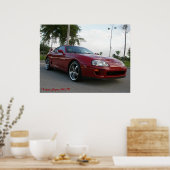 Poster Toyota Supra MKIV (Cuisine)