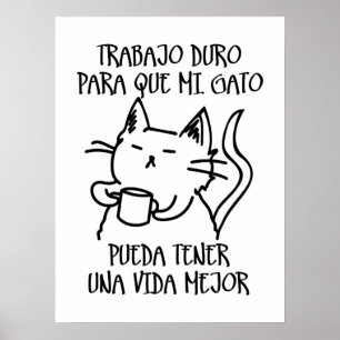 Poster Trabajo duro