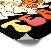 Poster Trace Ou Enseigner Ghost Halloween Enseignant Esth (Coin)