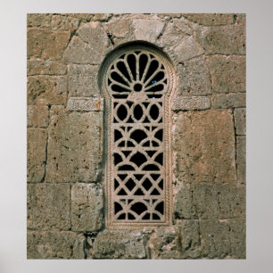 Poster Tracerie de fenêtre, de la Basilique San Juan
